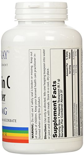 Solaray C Non-Acidic Crystalline Supplement, 5000 mg, 8 Ounce Solaray C Non-Acidic Crystalline Supplement, 5000 mg, 8 Ounce