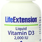 Life Extension Liquid Vitamin D3 2000IU, Mint Flavor, 1 ounce Life Extension Liquid Vitamin D3 2000IU, Mint Flavor, 1 ounce