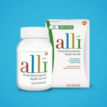 alli® Weight Loss Aid, Orlistat 60mg Capsules,120ct Refill Pack