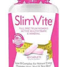 SlimVite - 3-In-1 Multivitamin For Women, Full Spectrum Multi-Vitamin with Caffeine Free Weight Loss Support & Hair Skin and Nails Beauty Complex, The Perfect Once Daily Women's Vitamin, 60 Capsules SlimVite - 3-In-1 Multivitamin For Women, Full Spectrum Multi-Vitamin with Caffeine Free Weight Loss Support & Hair Skin and Nails Beauty Complex, The Perfect Once Daily Women's Vitamin, 60 Capsules