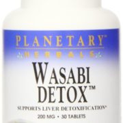 Planetary Herbals Wasabi Detox Tablets, 200 mg, 30 Count Planetary Herbals Wasabi Detox Tablets, 200 mg, 30 Count