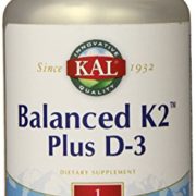 KAL Balanced K2 Plus D-3 Tablets, 100 mcg, 60 Count KAL Balanced K2 Plus D-3 Tablets, 100 mcg, 60 Count