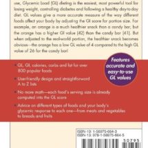 The Glycemic Load Counter: A Pocket Guide to GL and GI Values for over 800 Foods