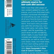 Dana Carpender's NEW Carb and Calorie Counter-Expanded, Revised, and Updated 4th Edition: Your Complete Guide to Total Carbs, Net Carbs, Calories, and More