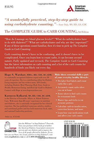 Complete Guide to Carb Counting: How to Take the Mystery Out of Carb Counting and Improve Your Blood Glucose Control Complete Guide to Carb Counting: How to Take the Mystery Out of Carb Counting and Improve Your Blood Glucose Control