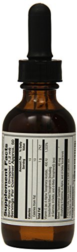 Solaray Liquid Vitamin E 400 IU Supplement, 2 Fluid Ounce Solaray Liquid Vitamin E 400 IU Supplement, 2 Fluid Ounce