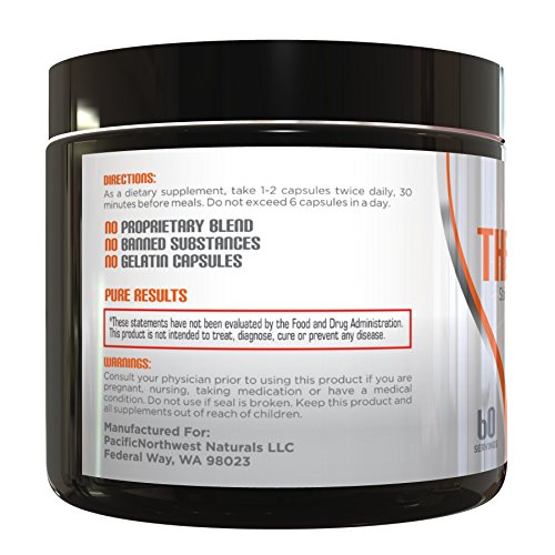 THERMO PURE - The Natural Fat Burner, Best Caffeine Free Weight Loss Pills & Healthy Appetite Suppressant for Women & Men, Safe Thermogenic Metabolism Booster That Works Without Side Effects, 60 Vcaps THERMO PURE - The Natural Fat Burner, Best Caffeine Free Weight Loss Pills & Healthy Appetite Suppressant for Women & Men, Safe Thermogenic Metabolism Booster That Works Without Side Effects, 60 Vcaps