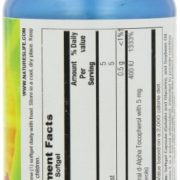 Nature's Life E, D-Alpha and Mixed Tocopherols 400 IU Softgels, 250 Count