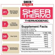 SHEER THERMO: The #1 Best Fat Burning Thermogenic Supplement ● Proven Science-Based Formula With Yohimbe + Yohimbine ● Burn Fat & Lose Weight Fast With The Most Effective Fat Burner For Women & Men
