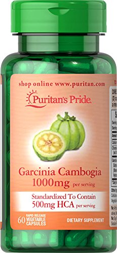 Puritan's Pride Garcinia Cambogia Vegetable Capsules, 1000mg, 60 Count Puritan's Pride Garcinia Cambogia Vegetable Capsules, 1000mg, 60 Count