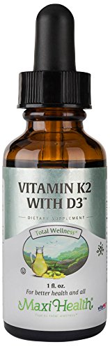 Maxi Kosher Vitamin K2 with D3, 1 Fluid Ounce Maxi Kosher Vitamin K2 with D3, 1 Fluid Ounce