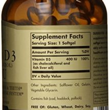 Solgar, Vitamin D3 (Cholecalciferol) 400 IU, 250 Softgels