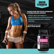 SHEER THERMO: The #1 Best Fat Burning Thermogenic Supplement ● Proven Science-Based Formula With Yohimbe + Yohimbine ● Burn Fat & Lose Weight Fast With The Most Effective Fat Burner For Women & Men