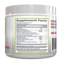 THERMO PRE - All-Natural 2-In-1 Pre Workout Thermogenic Fat Burner, Non-Habit Forming Sustained Energy Weight Loss Formula with KSM-66 Ashwagandha, Capsimax and Cognizin, Strawberry Punch, 20 Serving