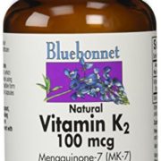 BlueBonnet Vitamin K2 Vegetarian Capsules, 100 Count BlueBonnet Vitamin K2 Vegetarian Capsules, 100 Count