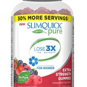 SLIMQUICK Pure Mixed Berry Gummies Weight Loss Supplement, 60 Count