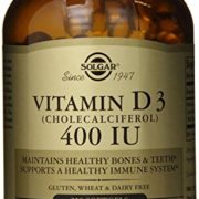 Solgar, Vitamin D3 (Cholecalciferol) 400 IU, 250 Softgels Solgar, Vitamin D3 (Cholecalciferol) 400 IU, 250 Softgels