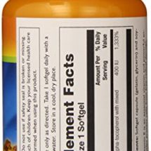 Thompson E with Mixed Tocopherols 400 IU Softgels, 60 Count