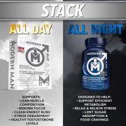 Modern Man PM, Premium Night Time Fat Burner & Sleep/Relaxation Formula, Stress Relief (Clear Mind) & Stimulant Free Fat Loss for Enhanced Sleep Quality, Better Physique and Recovery, 60 Capsules Modern Man PM, Premium Night Time Fat Burner & Sleep/Relaxation Formula, Stress Relief (Clear Mind) & Stimulant Free Fat Loss for Enhanced Sleep Quality, Better Physique and Recovery, 60 Capsules