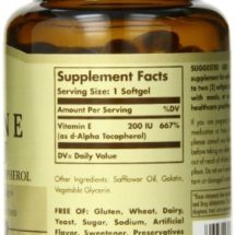 Solgar Vitamin E 200 IU Alpha Softgels, 100 Count Solgar Vitamin E 200 IU Alpha Softgels, 100 Count