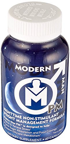 Modern Man PM, Premium Night Time Fat Burner & Sleep/Relaxation Formula, Stress Relief (Clear Mind) & Stimulant Free Fat Loss for Enhanced Sleep Quality, Better Physique and Recovery, 60 Capsules Modern Man PM, Premium Night Time Fat Burner & Sleep/Relaxation Formula, Stress Relief (Clear Mind) & Stimulant Free Fat Loss for Enhanced Sleep Quality, Better Physique and Recovery, 60 Capsules