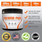 THERMO PURE - The Natural Fat Burner, Best Caffeine Free Weight Loss Pills & Healthy Appetite Suppressant for Women & Men, Safe Thermogenic Metabolism Booster That Works Without Side Effects, 60 Vcaps THERMO PURE - The Natural Fat Burner, Best Caffeine Free Weight Loss Pills & Healthy Appetite Suppressant for Women & Men, Safe Thermogenic Metabolism Booster That Works Without Side Effects, 60 Vcaps